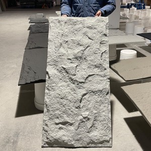 PU stone skin background wall, lightweight cultural stone, artificial mushroom stone, polyurethane, real cement, hollow brick, artificial stone