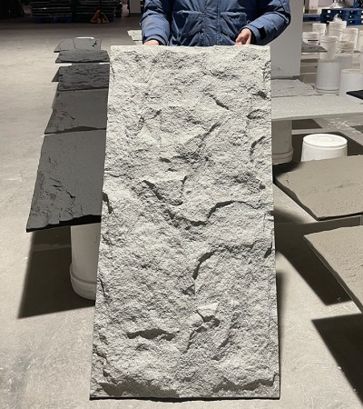PU stone skin background wall, lightweight cultural stone, artificial mushroom stone, polyurethane, real cement, hollow brick, artificial stone