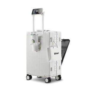 Boarding Box Multifunctional Front Opening Password Travel Box Rechargeable Trolley Box