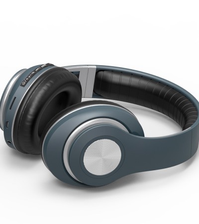 Headworn Bluetooth earphones, mobile phones, stereo foldable earphones with extension bar card insertion