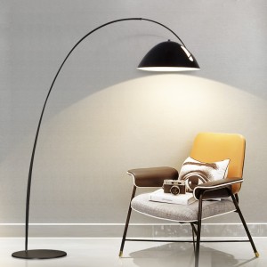 Fishing lamp, floor lamp, modern minimalist living room sofa lamp, Nordic creative minimalist and luxurious design, vertical table lamp