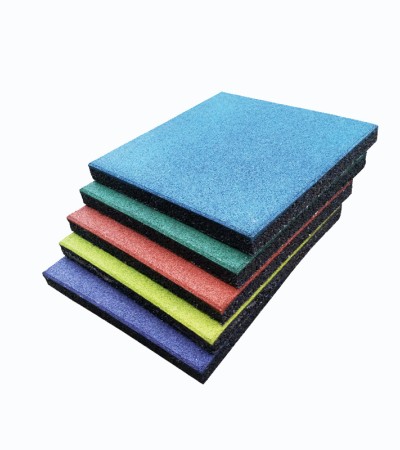 Kindergarten rubber mat, playground, anti-skid and wear-resistant tile, shock absorber pad, outdoor rubber floor