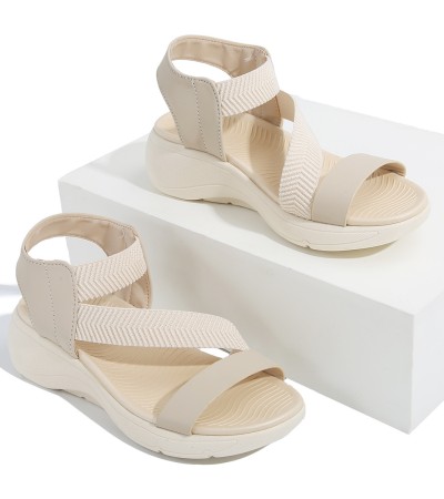 Women's large-sized thick-soled sandals