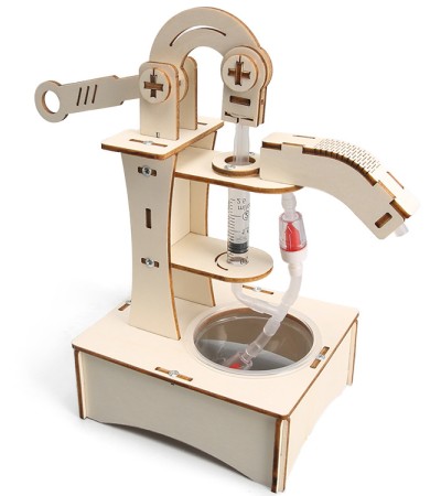 Hand pressure pump technology small production of children science experiment teaching toys