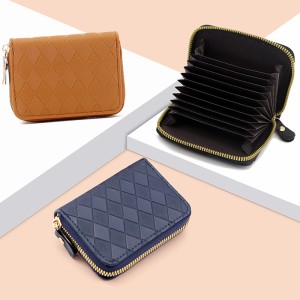 Stylish multi-functional zipper wallet