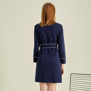 Cotton bathrobe for women