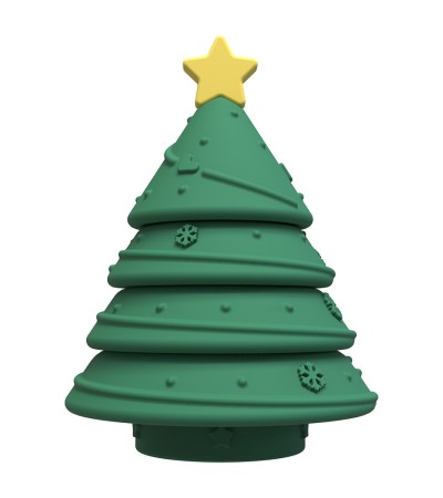 Christmas tree Jenga silicone educational building blocks for children