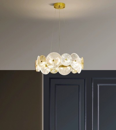 French light luxury living room chandelier cream style post-modern simple restaurant lamp
