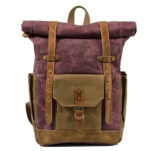 Canvas travel backpack