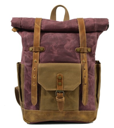 Canvas travel backpack