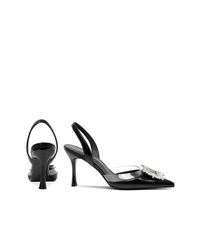 High-heeled shoes