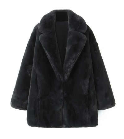 Faux fur coat for women