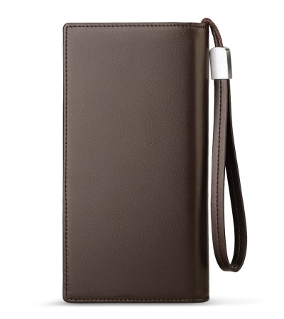 Men's wallet, long wallet, genuine leather top layer, cowhide business