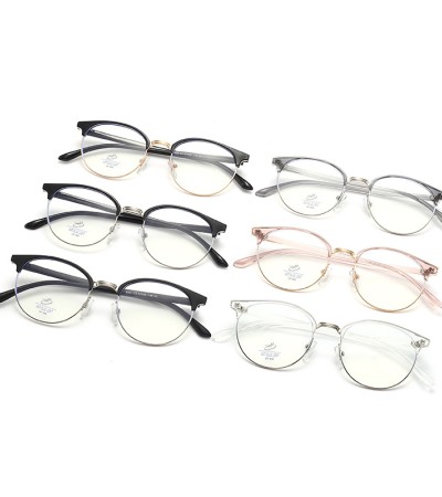 New trendy anti-blue light flat lenses for men and women