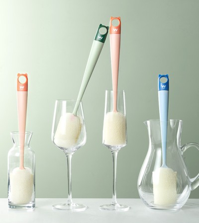 The cup brush is a multi-functional cleaning tool for baby bottles and cups