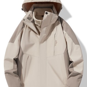 Hooded waterproof jacket