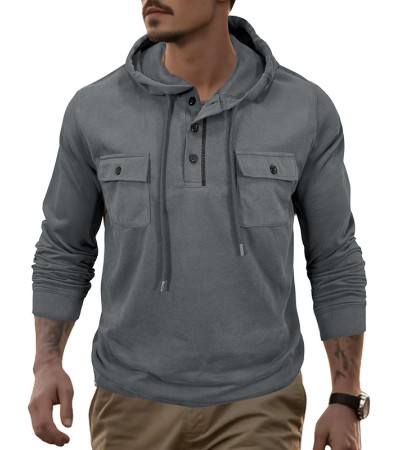 Men's hoodie for outdoor use