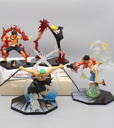 Pirate Fire Boxing King Lufei Aisi Ghost Chopping Sauron Demon Wind Leg Shanji Anime Handmade Peripheral Model Ornaments