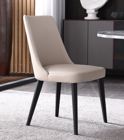 Italian minimalist solid wood dining chairs, modern minimalist oak legs, small family style, fashionable leisure chairs, book chairs, dining tables and chairs combination