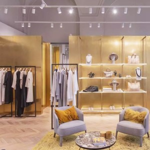 Clothes shop spotlight led store commercial highlight household guide rail cob spotlight background wall track light