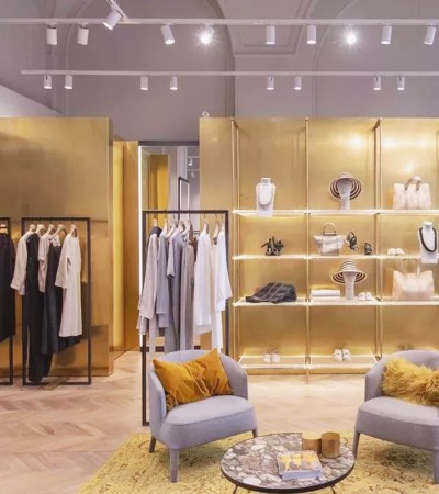 Clothes shop spotlight led store commercial highlight household guide rail cob spotlight background wall track light