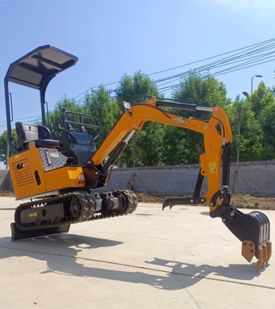 Used construction site crawler Excavator small orchard shed excavator seat mounted diesel Excavator breaker