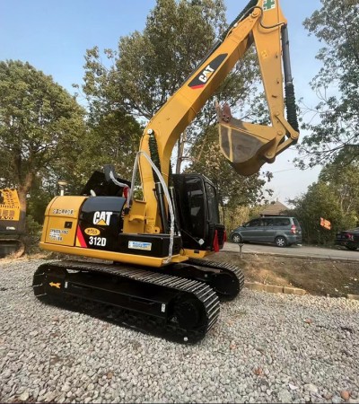 Used excavator sold CAT312D Excavator 90% new medium-sized hook
