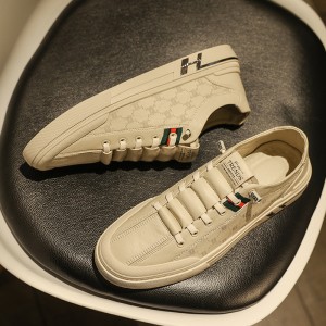 Spring New Trend Thin Flat Shoes, Casual Versatile, One Step Fashion Shoes, Small White Shoes, Men's Shoes